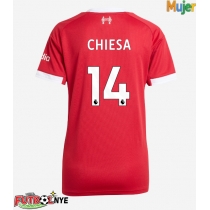 Camiseta Liverpool Federico Chiesa #14 Primera Equipación para mujer 2025-26 manga corta